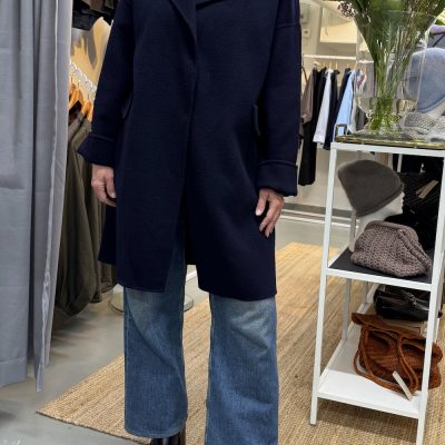 Mörkblå Cashmere rock