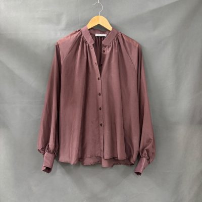 dovt rosa sidenbomulls blus freja