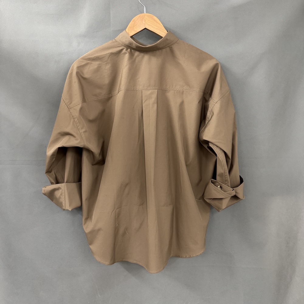 Khaki bomullskjorta, Emily - Bild 3