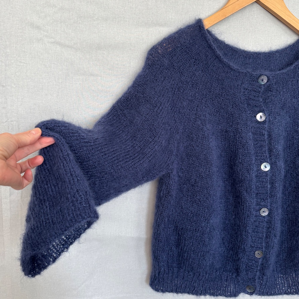 Stickbeskrivning – Estelle kofta i Mohair/Silk - Bild 3
