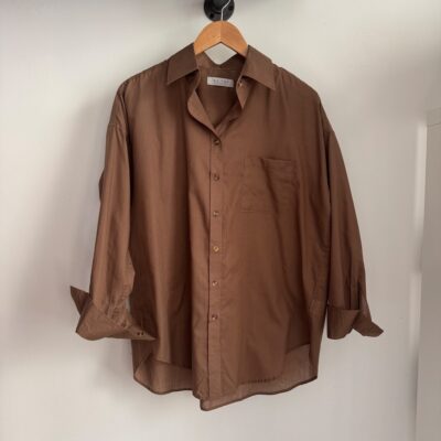 Varm Khaki bomullskjorta Emilia