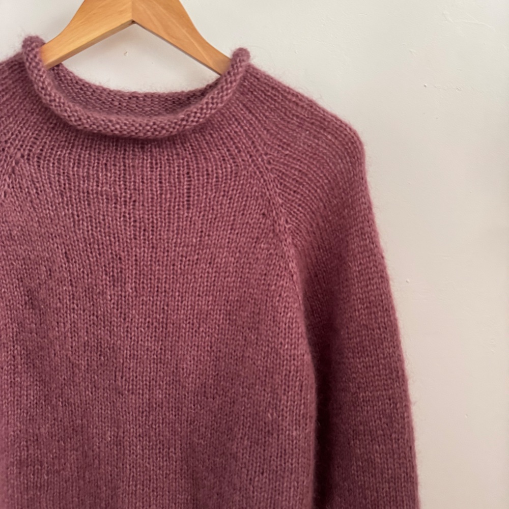 LILY – stickbeskrivning till mjuk raglantröja i mohair-silke - Bild 6