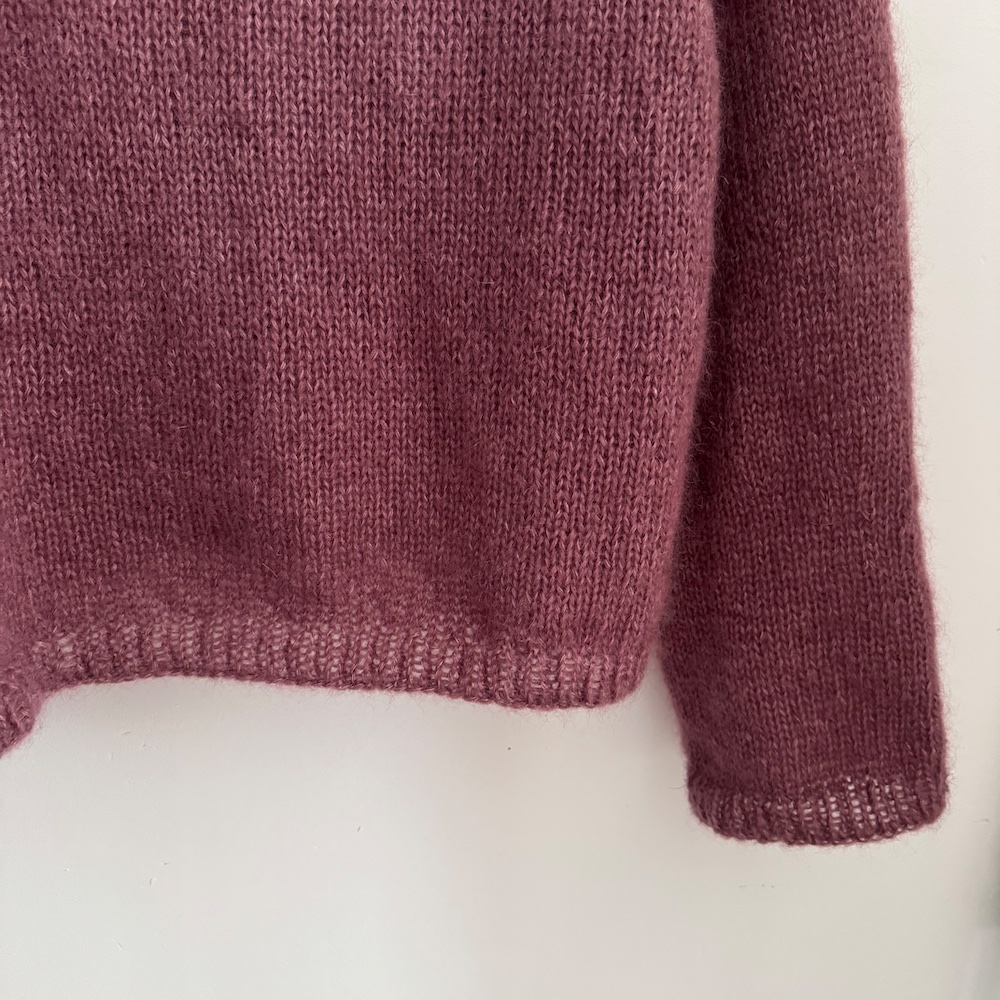 LILY – stickbeskrivning till mjuk raglantröja i mohair-silke - Bild 5